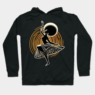 Afrocentric Woman Dancing Hoodie